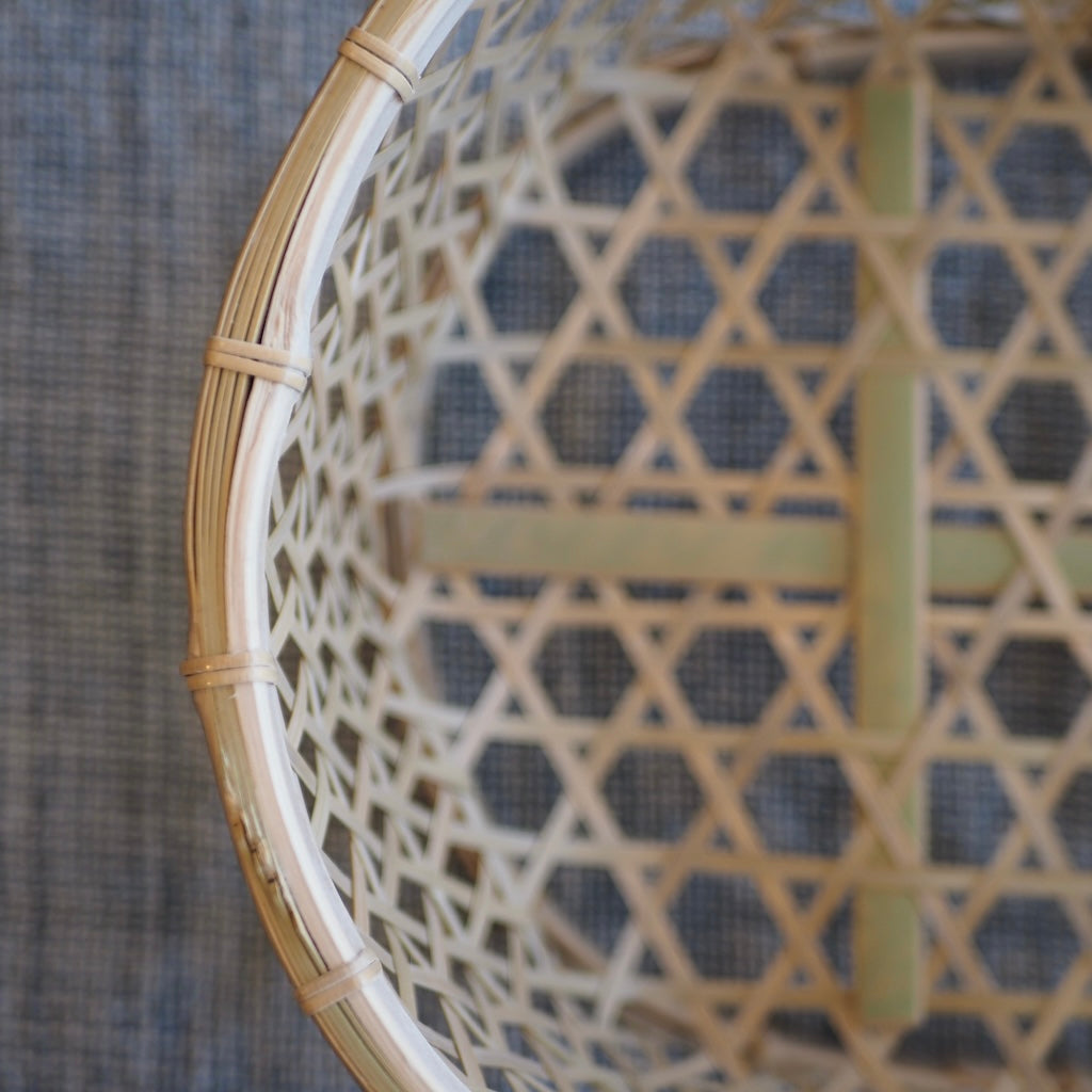 竹籠工房　ゴマコチ　茶碗かご（中）