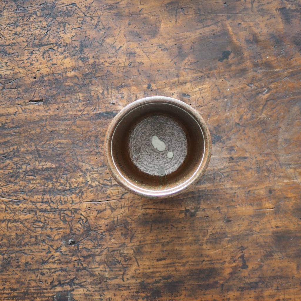 榮一工房　宮國榮一　蕎麦猪口（唐草）