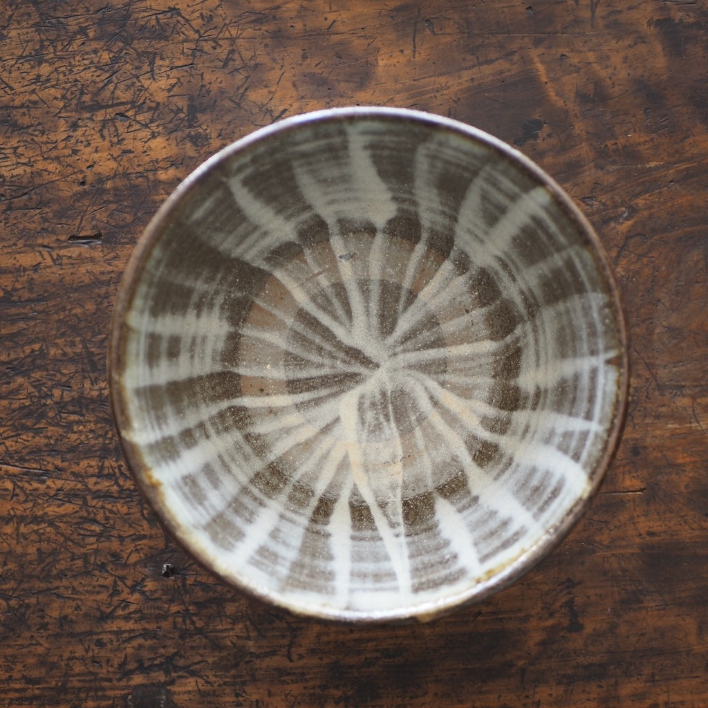 榮一工房　宮國榮一　マカイ６寸鉢（刷毛目・オーグスヤ）