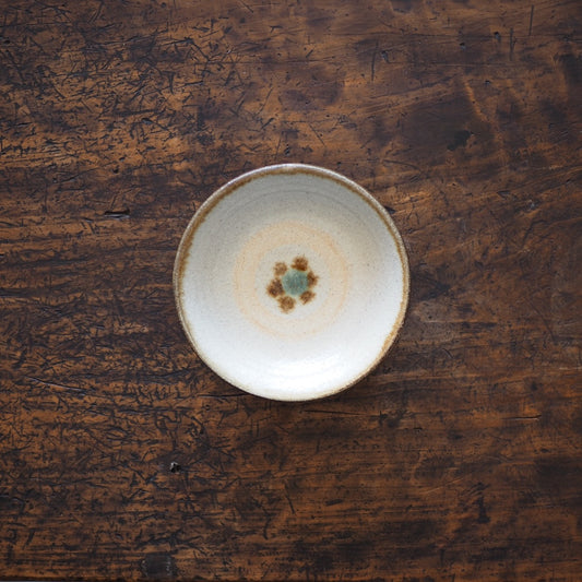 榮一工房　宮國榮一　4寸皿（梅紋）