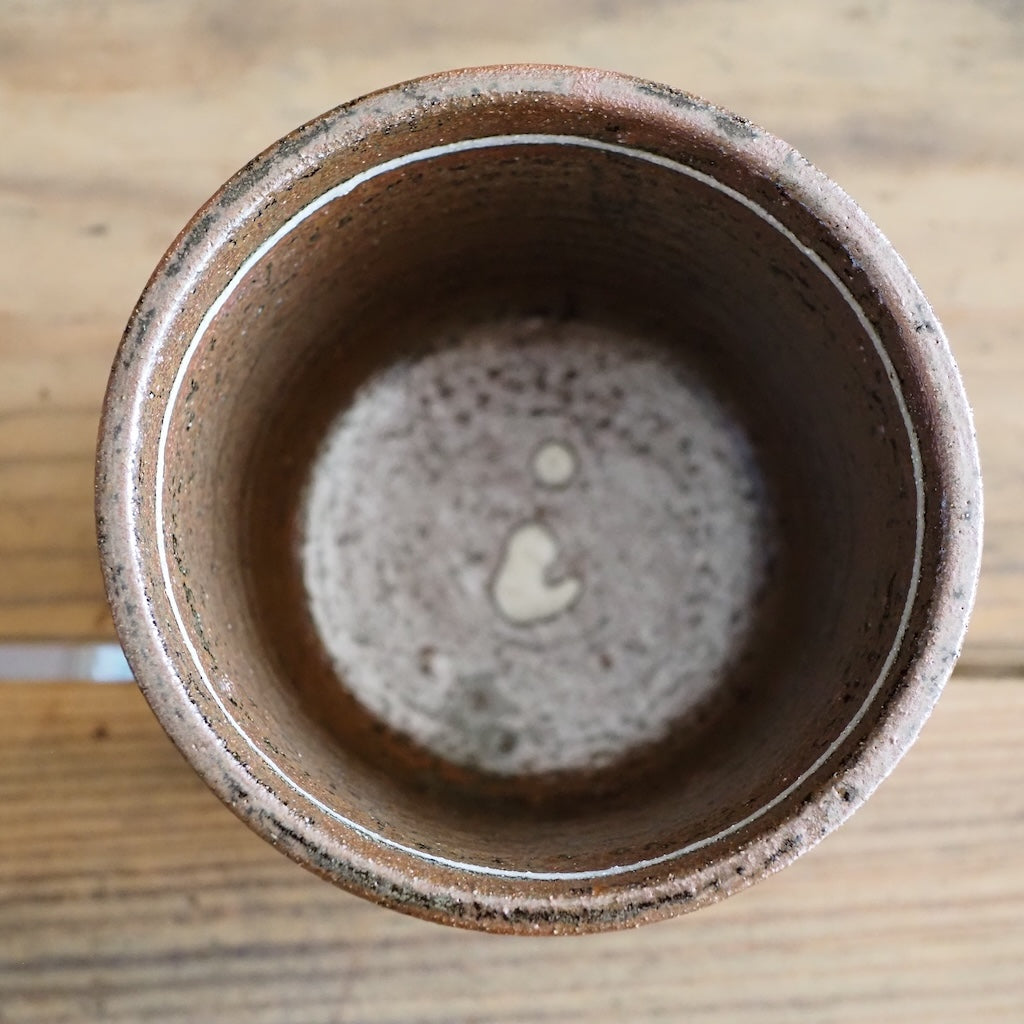 榮一工房　宮國榮一　蕎麦猪口（唐草）