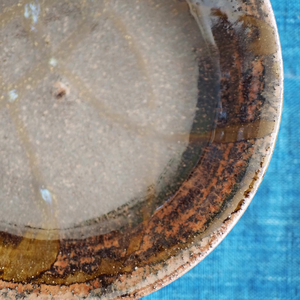 野はら屋　佐々木かおり　7寸皿(A)　 少し小さめ