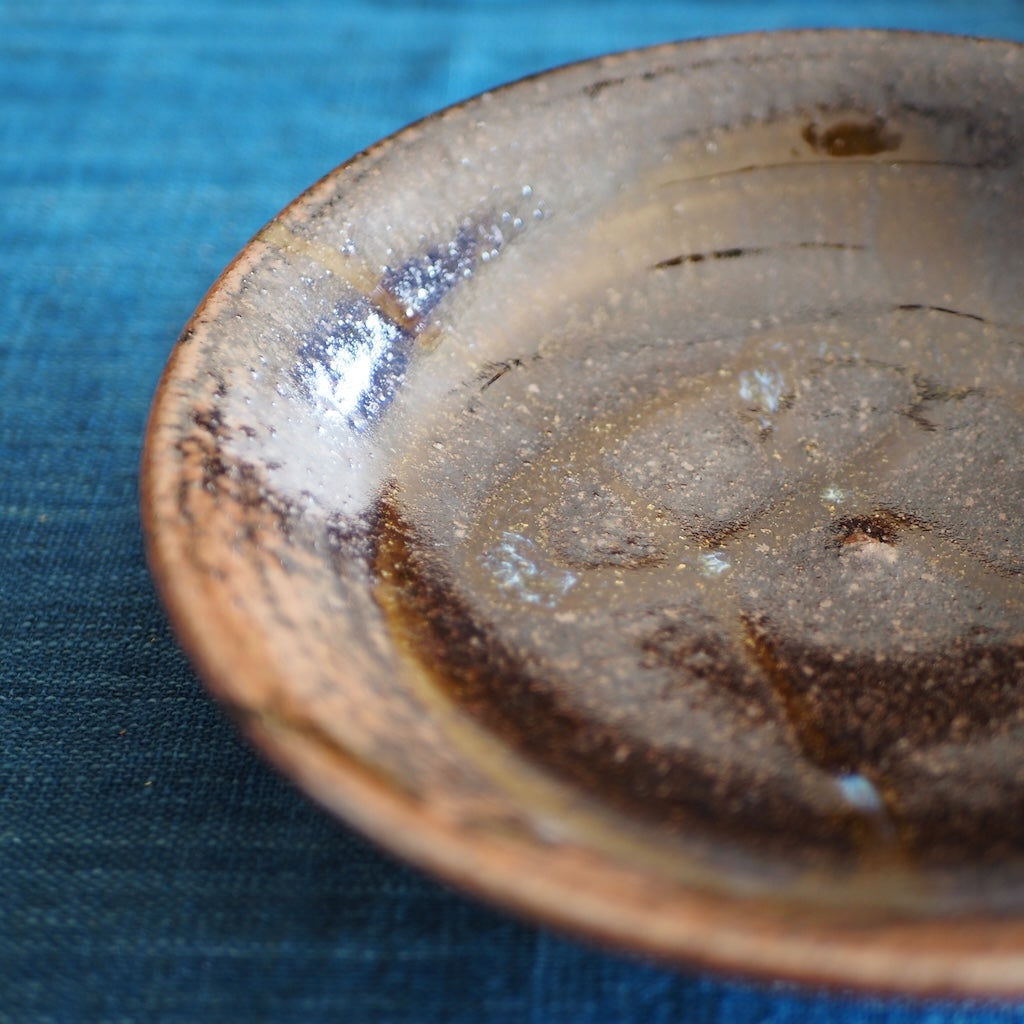 野はら屋　佐々木かおり　7寸皿(A)　 少し小さめ