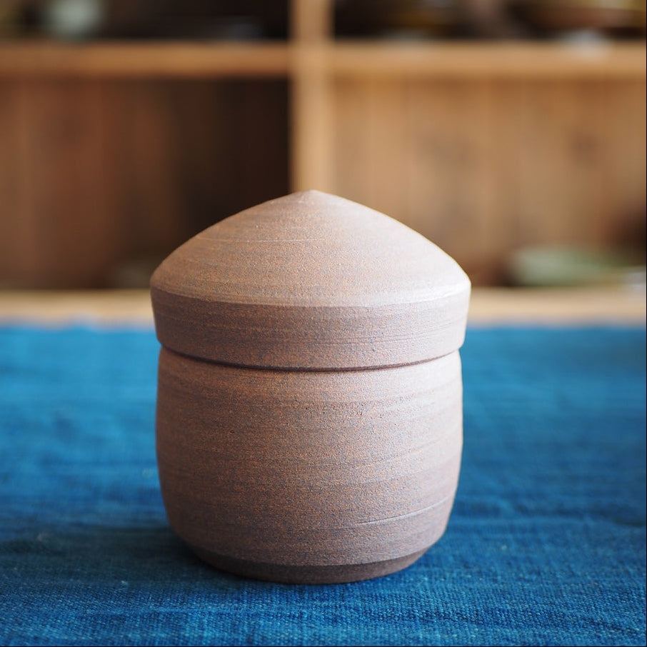 まゆみ窯　眞弓亮司　焼き締め塩壺